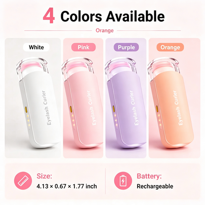 Rechargeable Electric Heated Eyelash Curler - Perfect Lash Curl in Seconds 👁️✨