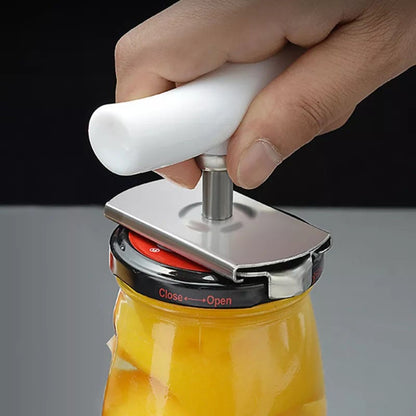 🥫🔧 Stainless Steel Jar Opener & Bottle Lid Remover – Better Grip, Easier Opening