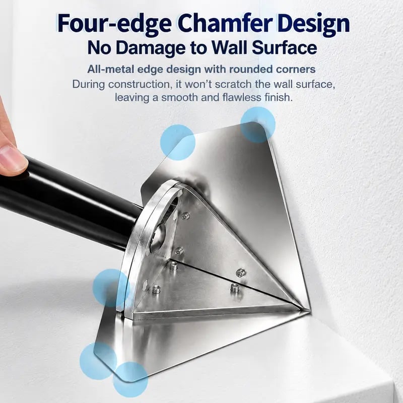🛠️✨ Stainless Steel Inside Corner Trowel – Smooth, Clean Finishes for Every Edge