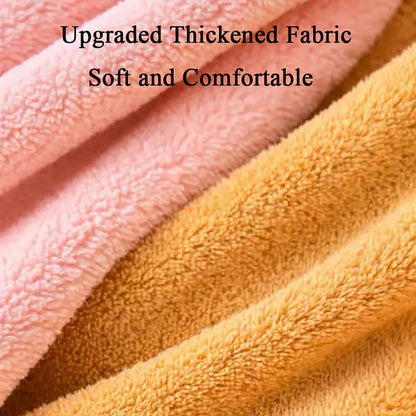 ✨ Quick-Dry Microfiber Hair Turban for Effortless Wet Hair Care – Sunshine Yellow 💛