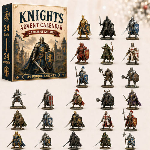 ⌛ Hot sale 49% OFF − ⚔️ 🏰 Knights Advent Calendar 2026 | 24 Days of Knights with 24 Unique Medieval Warrior Figurines & Fantasy Collectibles 🎄🛡️