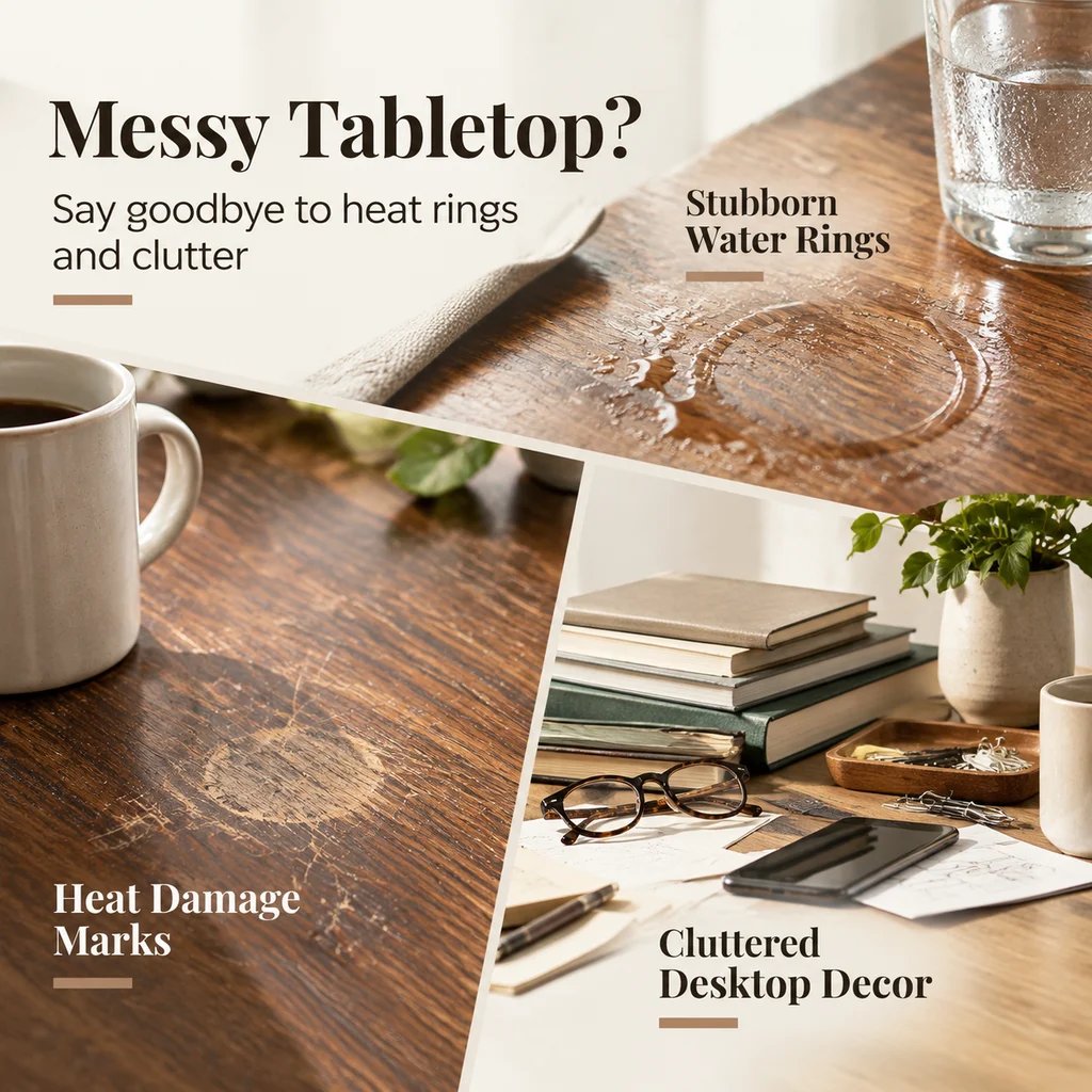 📚 Vintage Book-Style Coaster Set – Includes Upright Storage Holder
