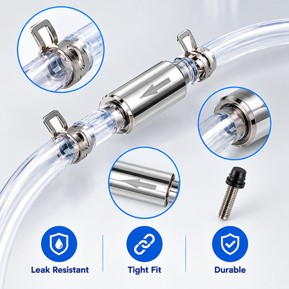 Car & Motorcycle Brake Bleeder Kit 🔧 – Aluminum Alloy Hose Tool Set
