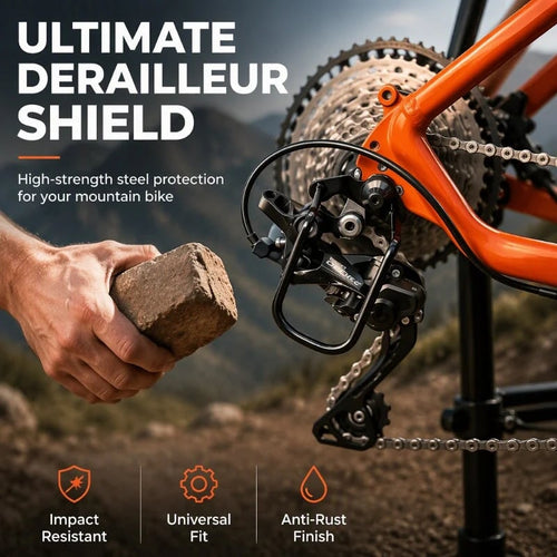 Mountain Bike Derailleur Guard 🚲 – Protective Rear Gear Bracket | Special Sale