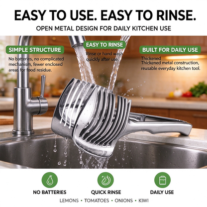 Multi-Blade Vegetable Slicer 🥕 – Handy Kitchen Food Prep Tool