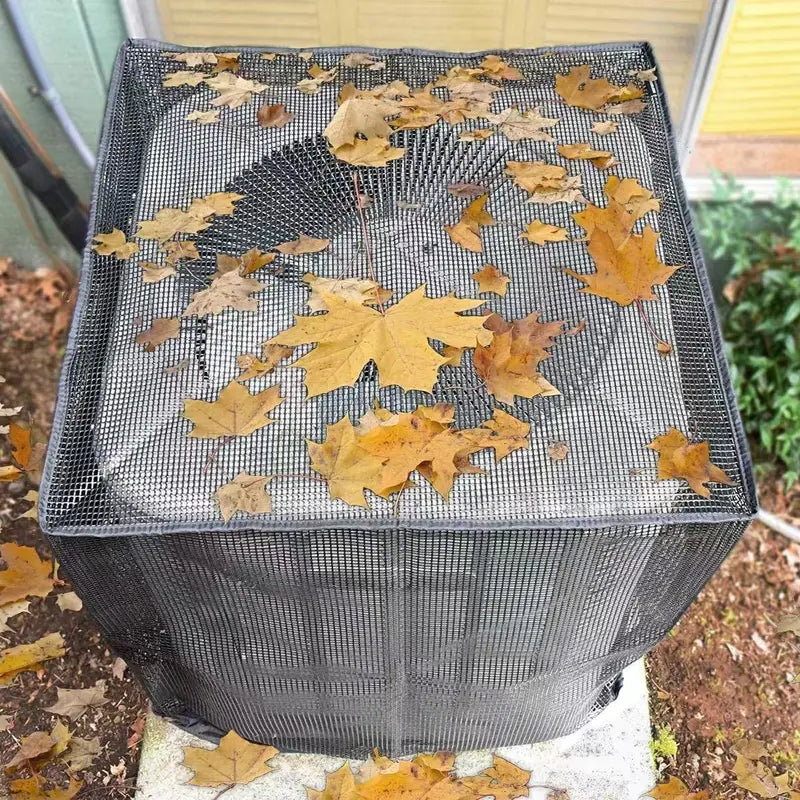 🍂 Heavy-Duty Mesh AC Cover – All-Season Outdoor Protection
