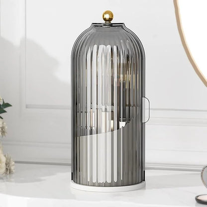 🪥 Covered Toothbrush Organizer – Dustproof Bathroom & Makeup Brush Storage
