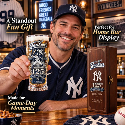 🎉🏆 Let’s Go Tribe! 125th Anniversary Commemorative Pint Glass🎁