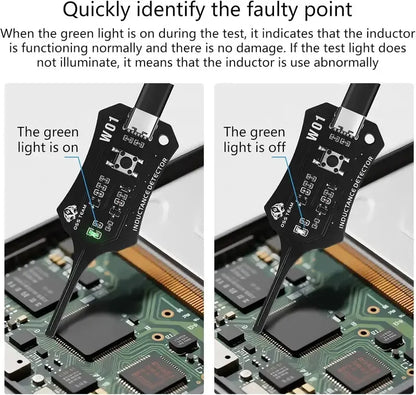 Type-C Motherboard Coil & Inductor Diagnostic Tester – Circuit Board Detection Tool 🔍