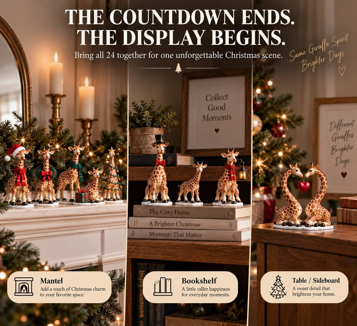 Giraffe Christmas Advent Calendar – 24 Holiday Characters
