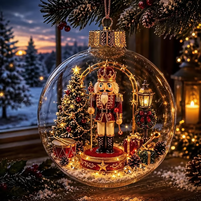🎁LAST DAY 50% OFF - 🎄Glowing Christmas Diorama Ornament – A Tiny Winter World in Your Hands