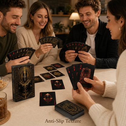 🃏 Black‑Gold Egyptian Themed Playing Cards