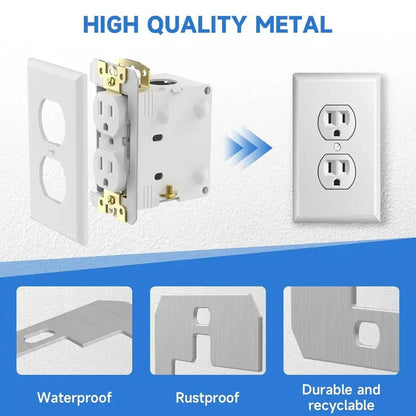 ⚡ Metal Outlet & Switch Spacers for Flush, Level Wall Plates 🛠️