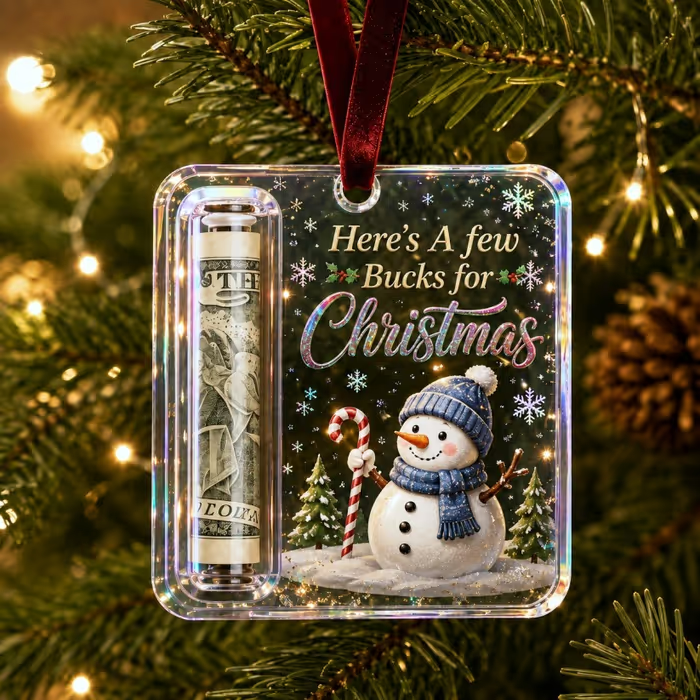 🎅 Christmas Money Gift Ornament 💵 – Turn Cash Into a Festive Surprise