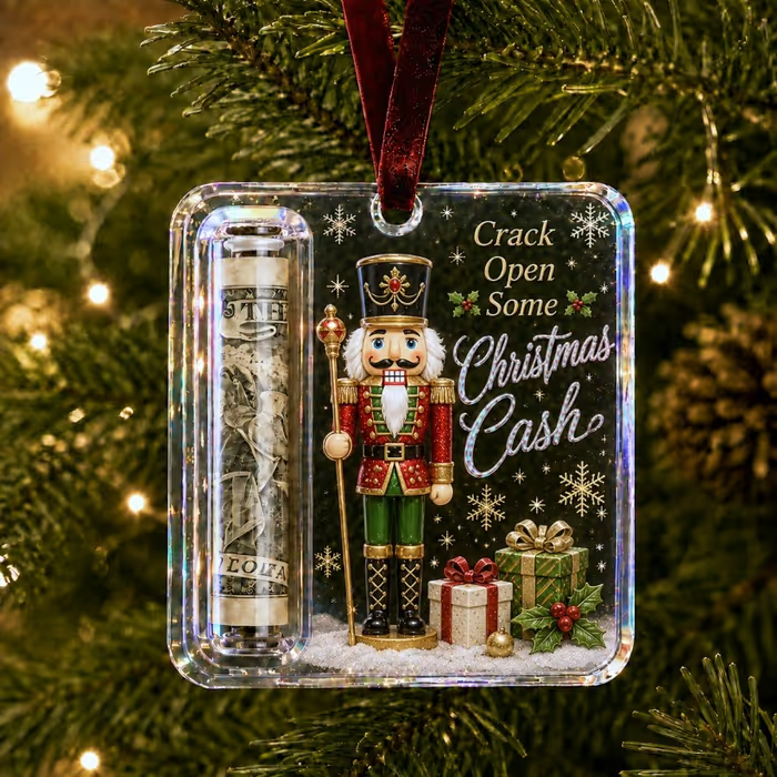 🎅 Christmas Money Gift Ornament 💵 – Turn Cash Into a Festive Surprise