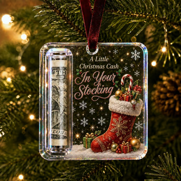 🎅 Christmas Money Gift Ornament 💵 – Turn Cash Into a Festive Surprise