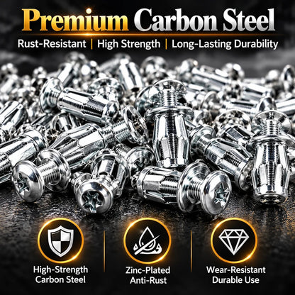 🔧🧰 91-Piece Petal Jack Nut Kit – Fast Hollow-Wall Anchoring for Drywall & DIY Repairs