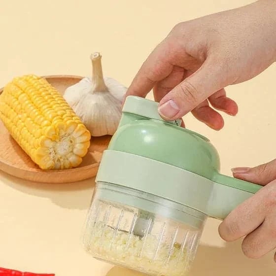🥕⚡ 5-in-1 Cordless Vegetable Cutter – Slice, Chop & Prep Faster