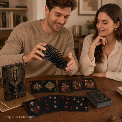 🃏 Black‑Gold Egyptian Themed Playing Cards