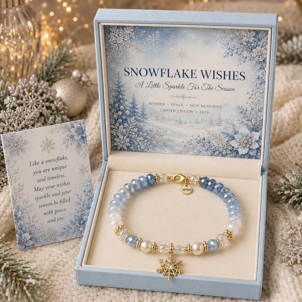 ⏳ LAST DAY 49% OFF — ✝️ Christmas Blessings Bracelet Set 🎄 | Wear the Faith. Share the Blessing.