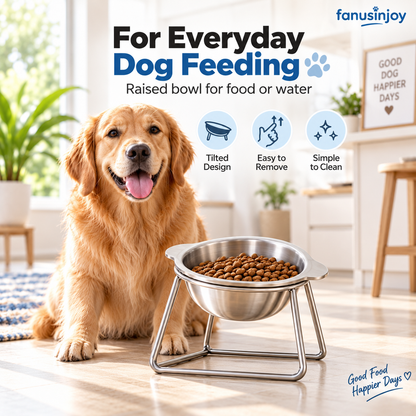 15° Tilted Orthopaedic Feeding Bowl🥣🐾