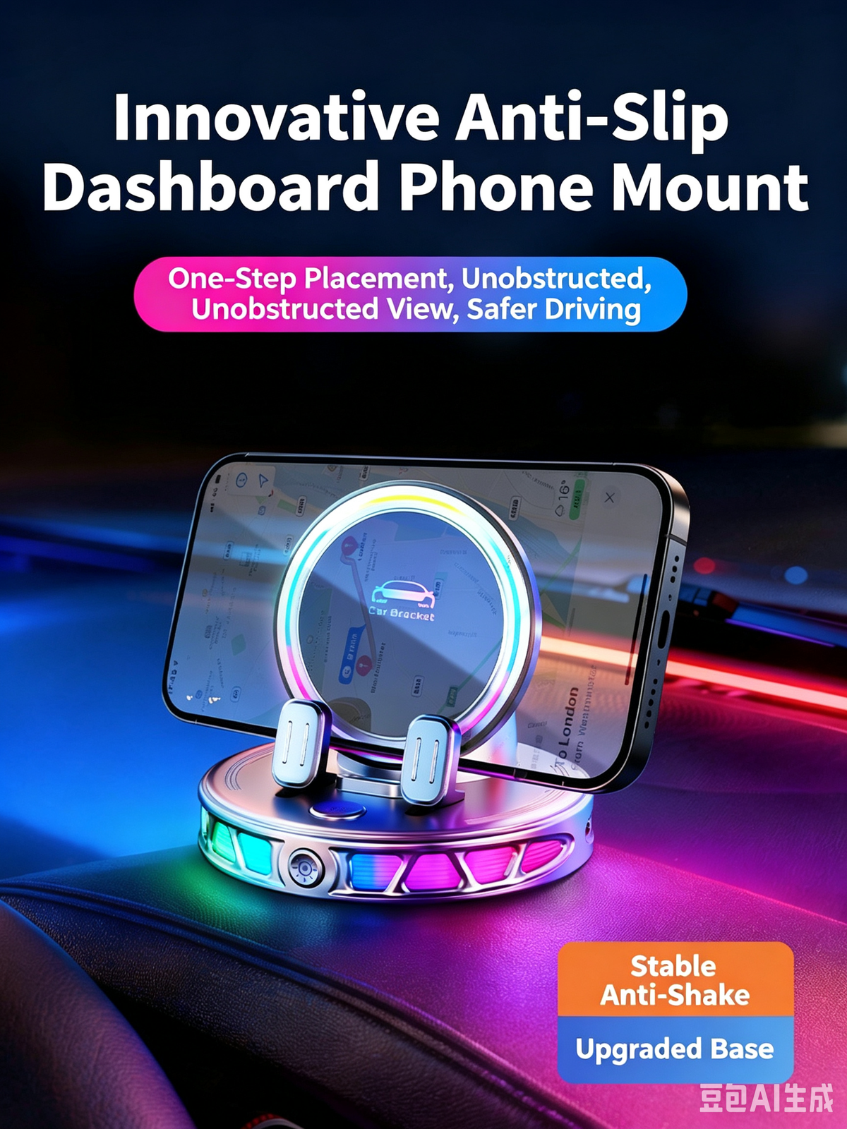 📱⚡ Car Wireless Charging Mount – Secure Your Phone & Charge on the Go