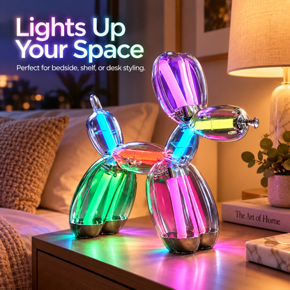 Rechargeable RGB Balloon Dog Lamp