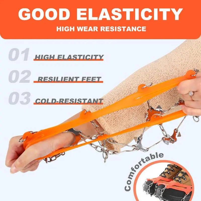Winter Shoe Traction Cleats ❄️ – Anti-Slip Ice Grips for Snowy Walks & Hiking