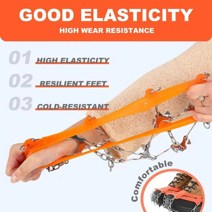 Winter Shoe Traction Cleats ❄️ – Anti-Slip Ice Grips for Snowy Walks & Hiking