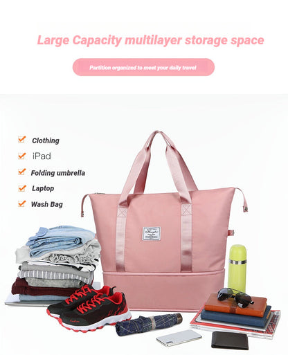 🧳 Expandable Travel Duffel Bag – Extra Room for Every Trip