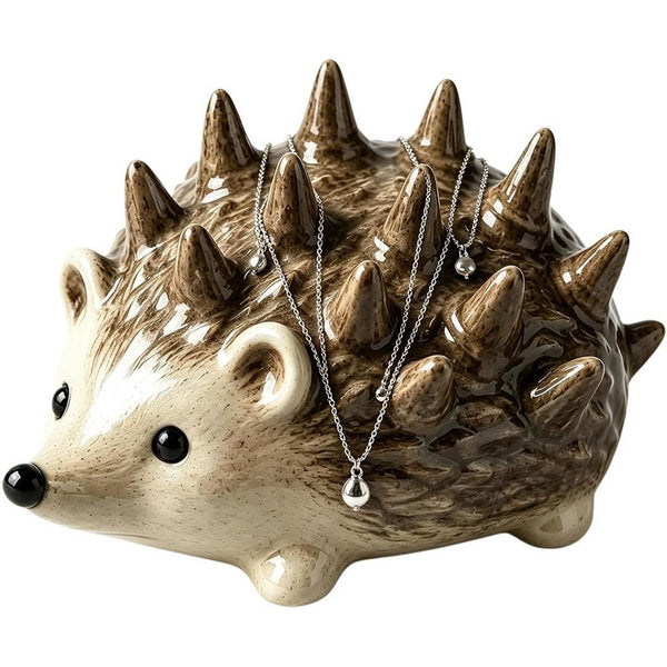 Hedgehog organizer shown holding small accessories