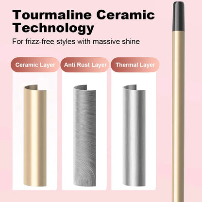 ​🏆Flash Sale⚡Ultra-Thin Titanium Curling Wand for Voluminous Curls & Waves