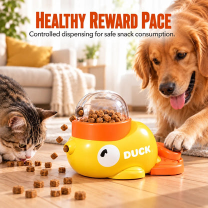 🐾🧩 Interactive Slow Feeder Toy – Treat Dispensing Fun for Cats & Dogs