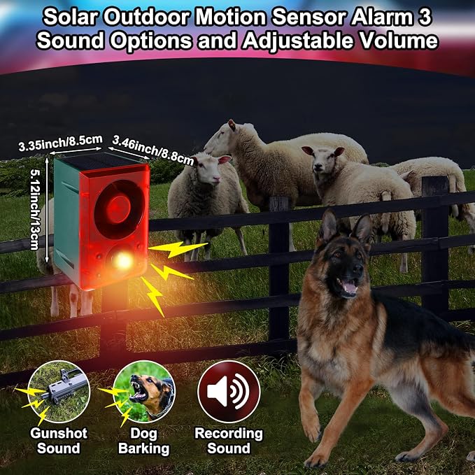 Solar-Powered Motion Sensor Alert 🚨 – Outdoor Security for Sheds, Garages & RVs