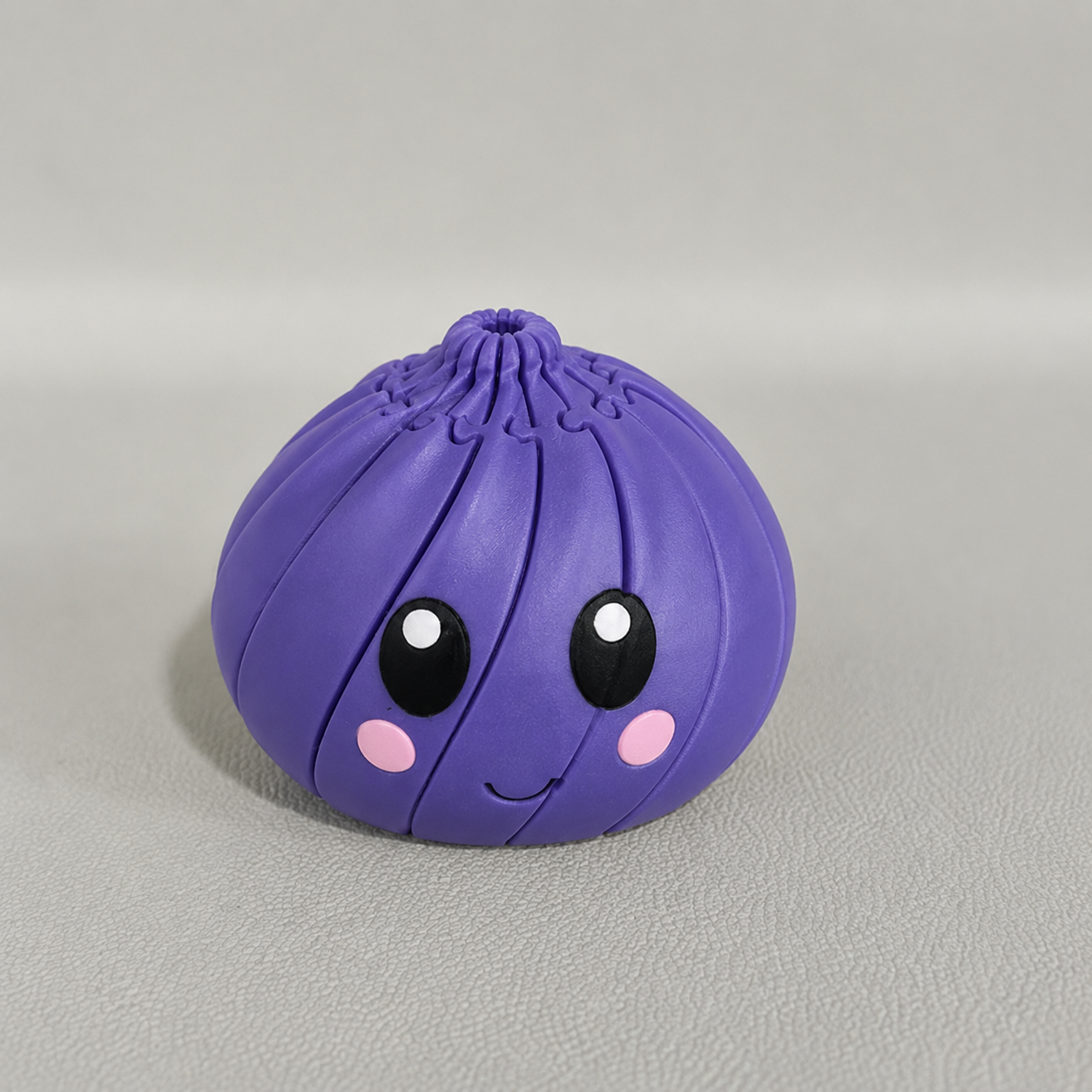 🌀 3D Printed Telescopic Fidget Dumpling - Cute Kawaii Collapsible Spiral Desk Toy & Stress Reliever