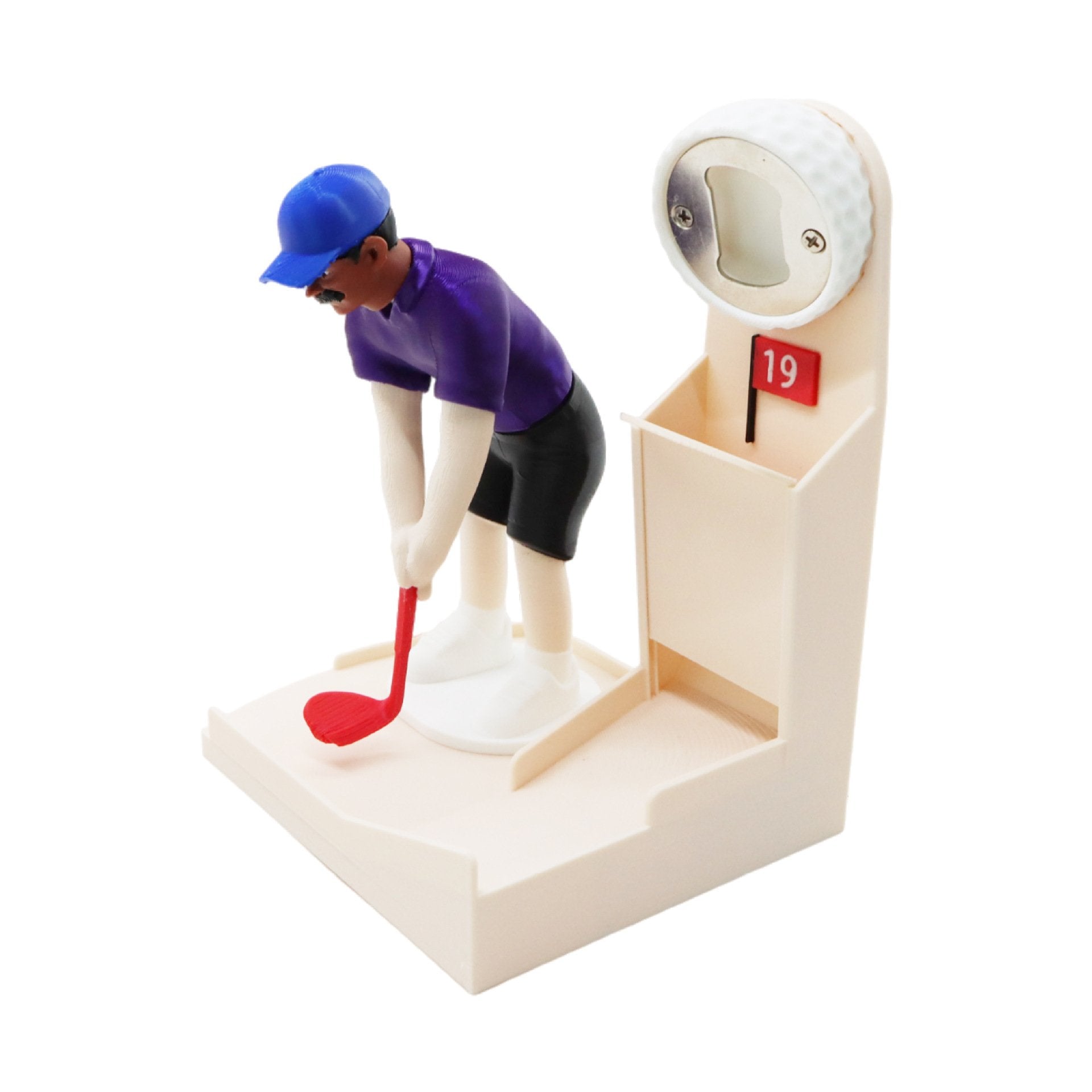 Interactive Golf Bottle Opener - Turn Every Drink Into A Mini Game