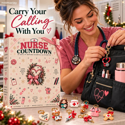 ❤️ CareHero 24-Day Advent Calendar – Heartfelt Holiday Countdown Gift for Nurses