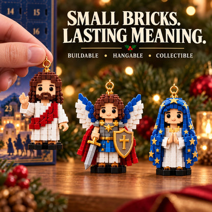 🔥 Final Day: 50% Off ✨ 24-Day Nativity Mini Brick Ornament Advent Calendar 🎄