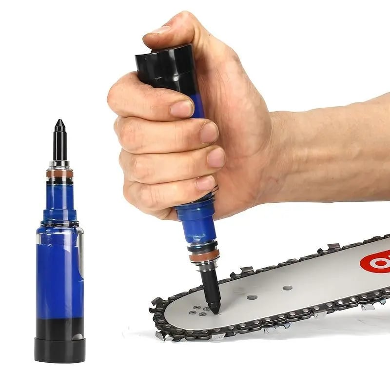 🔧 Portable Chainsaw Grease Injector – Easy Press-Type Lubrication Tool