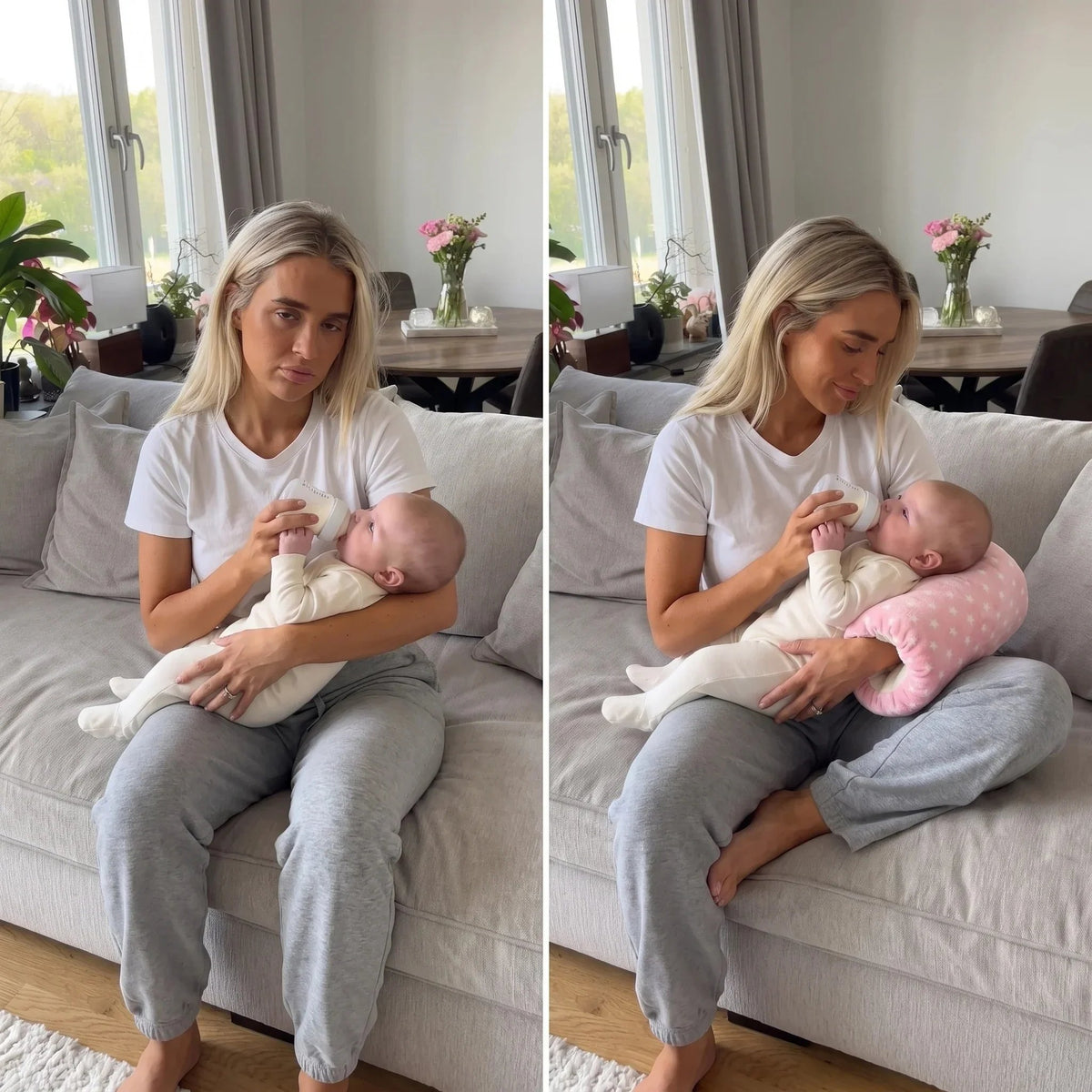 Plush Arm Nursing Pillow 🍼 – Soft Forearm Support for Feeding