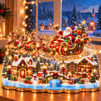 🔥Limited time 49% OFF -🎄❤️ DIY Christmas Village Diamond Art – Make Christmas Memories Together