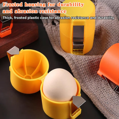 Quick-Crack Egg Opener 🥚 – Convenient Kitchen Tool with Yolk Separator