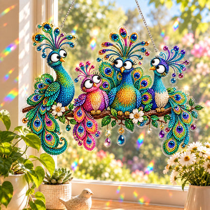 💯🐦✨ Sunny Birds Diamond Art Suncatcher DIY Kit