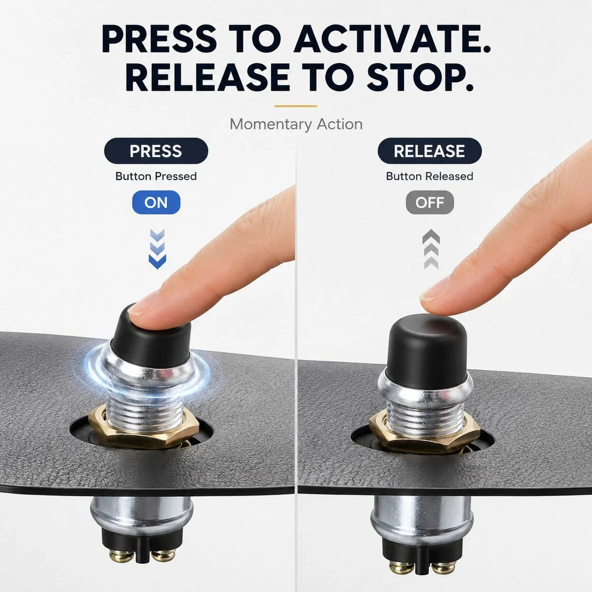💯Heavy-Duty Engine Start Push Button Switch