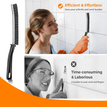 Deep-Clean Grout Brush 🧽 – Stiff Bristles for Narrow Gaps