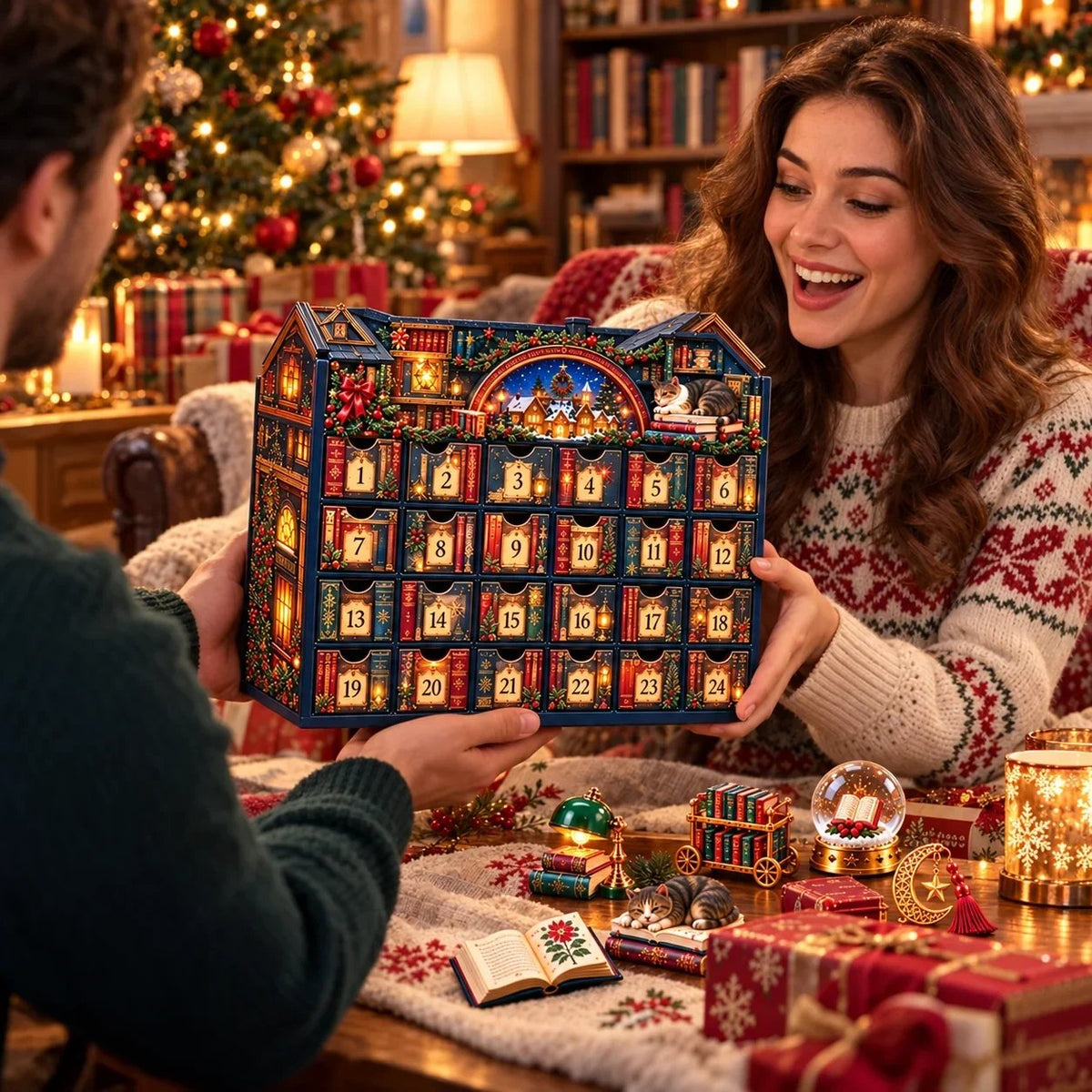 🔥HOT SALE🔥 49% OFF – 📚 24 Nights of Bookish Joy Advent Calendar | 24 Unique Mini Literary Treasures for Readers & Book Lovers 🎄