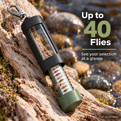 🎣Wearable Fly Box – Portable Fly Fishing Storage Case