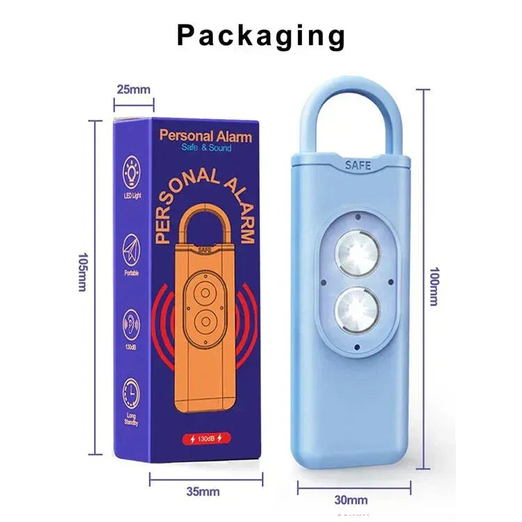 🔥Limited time🔥High Decibel Anti-Wolf Flashing Light Alarm Keychain