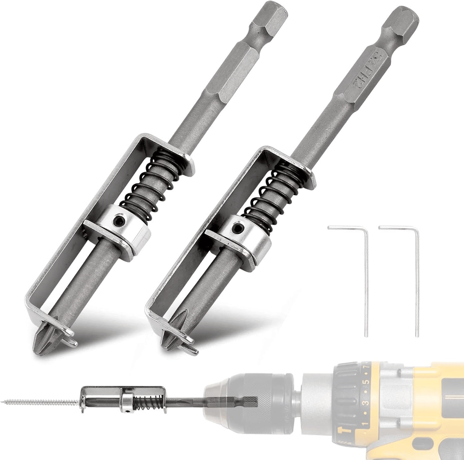 Spring loaded Screw Holder Bit,Single Hand Operation Bit Holders