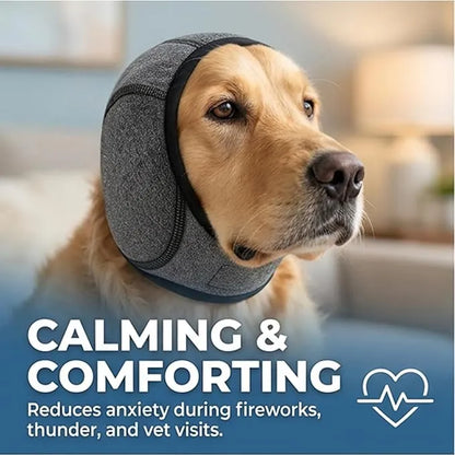 🐶🎧 Calming Dog Ear Wrap – Gentle Noise Protection for Grooming, Baths & Fireworks